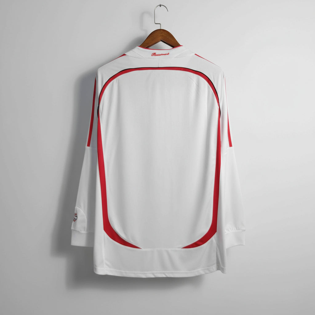 Ac Milan Away Kit Retro Long Sleeves 06/07