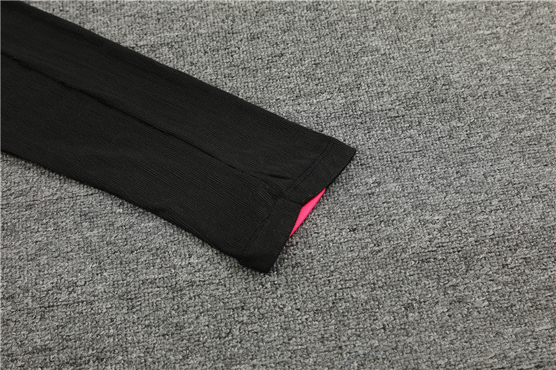 Chelsea Black/ Pink 1/4 Zip Training Tracksuit 24/25