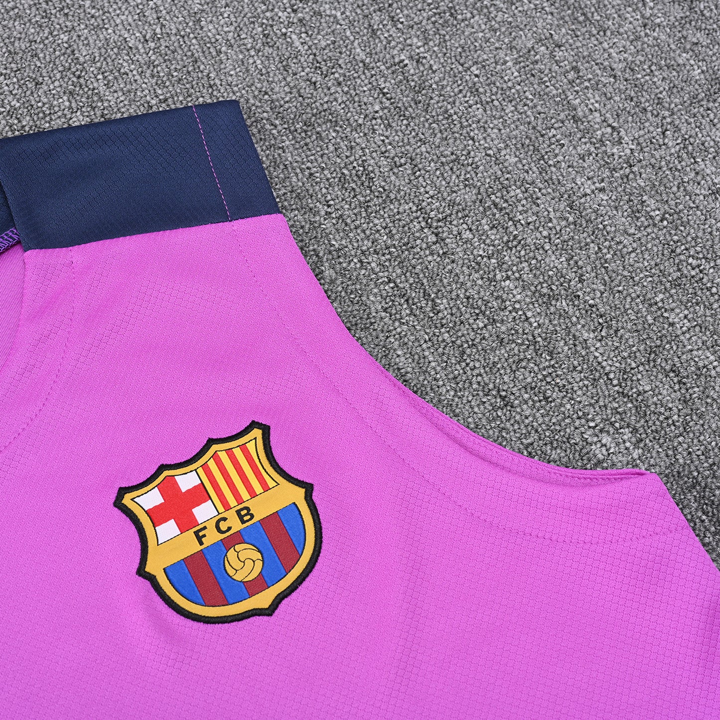 Barcelona Training Kit Vest Purple Navy 25/26