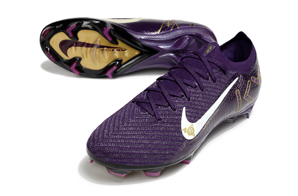 Nike Air Zoom Mercurial Vapor XVI FG - MBAPPE SIGNATURE Purple/Gold