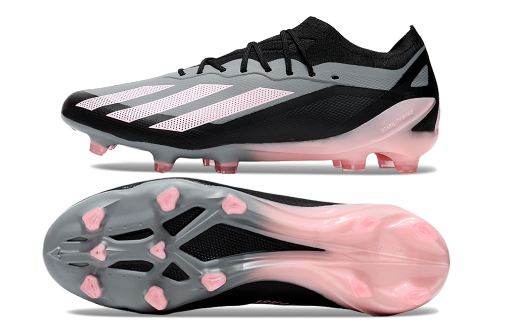 Adidas X23 Crazyfast FG Black/Pink/Grey