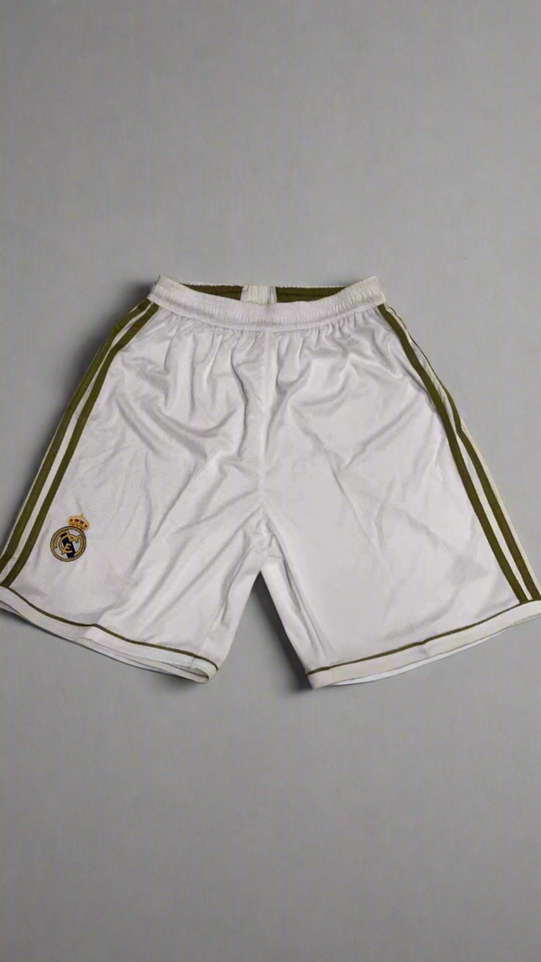 Real Madrid Retro Home Shorts 11/12