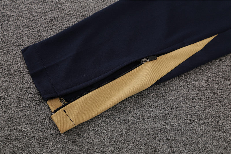 Barcelona Red/Gold 1/4 Zip Training Tracksuit 24/25
