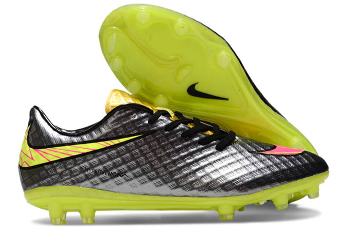 Nike Hypervenom Phantom Elite FG Premium Chrome/Metallic Gold Coin/Hyper Pink