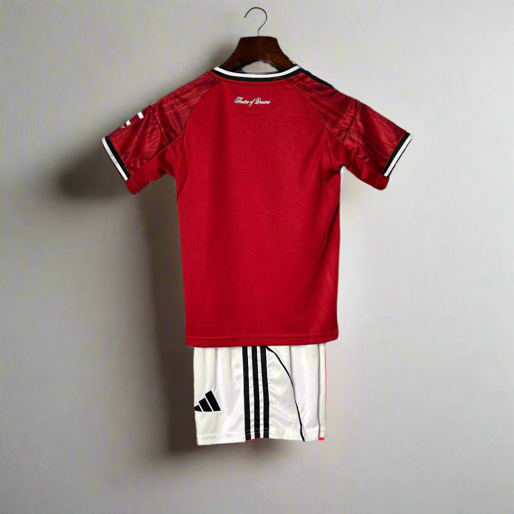 Manchester United Home Kit Kids 25/26
