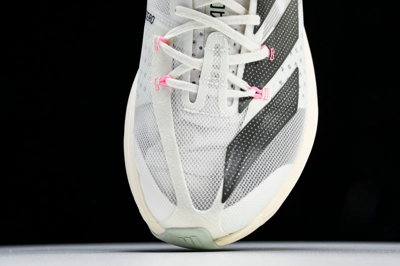 ADIZERO ADIOS Pro 3 - CRYSTAL WHITE/NIGHT METALLIC/LINEN GREEN GV7067
