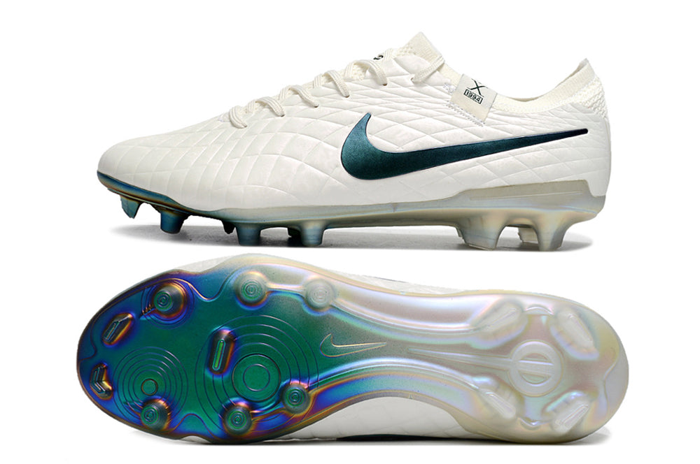 Nike Tiempo Legend 10 Emerald 30th Anniversary Elite FG - White/ Metalic Teal/ Sail