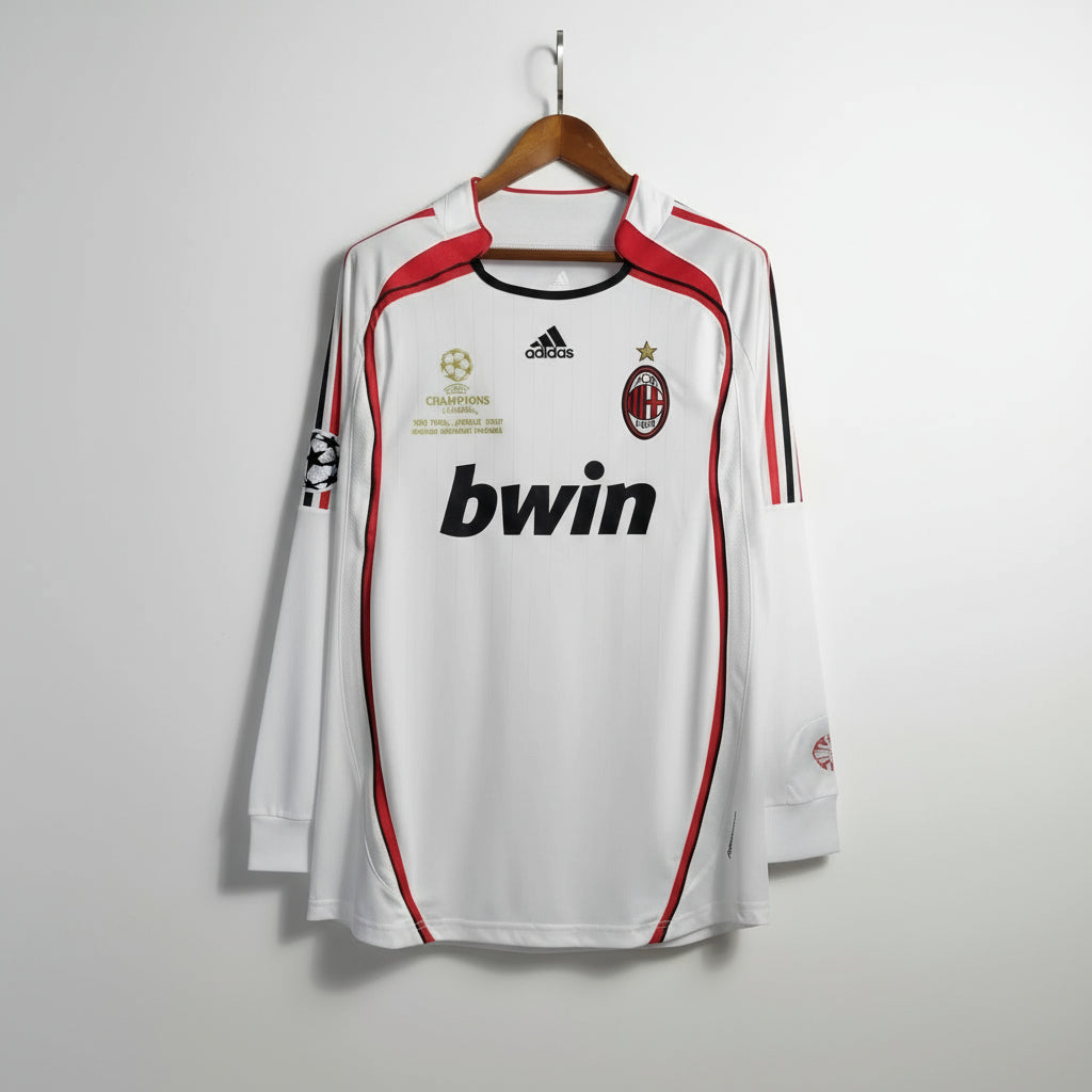 Ac Milan Away Kit Retro Long Sleeves 06/07