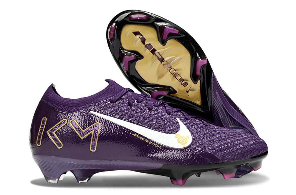 Nike Air Zoom Mercurial Vapor XVI FG - MBAPPE SIGNATURE Purple/Gold