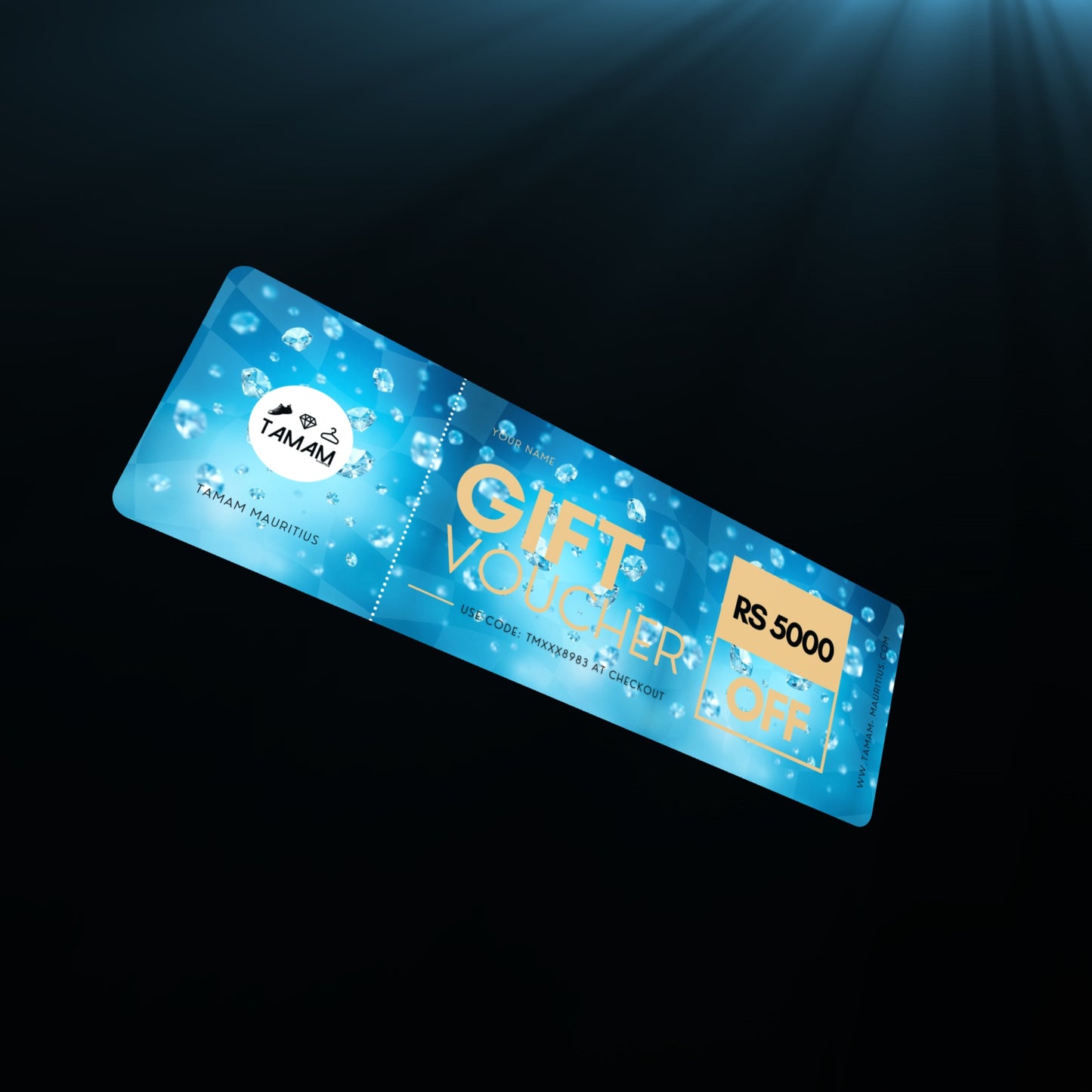 Personalised GIFT VOUCHERS + Free greeting card