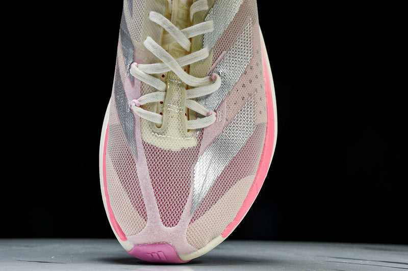 ADIZERO ADIOS Pro 3 - CHALK WHITE/SILVER METALLIC/CLEAR PINK