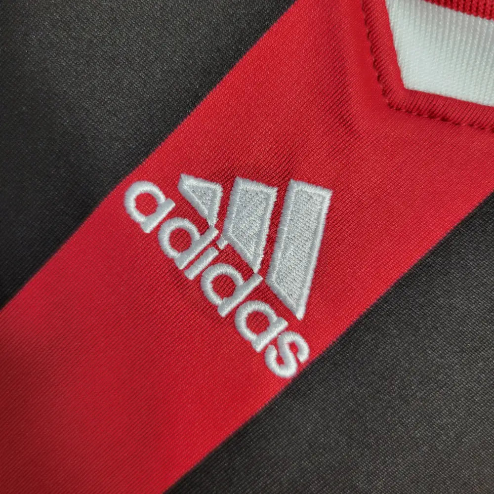 Ac Milan Home Kit Retro Long Sleeves 09/10 Football Jersey