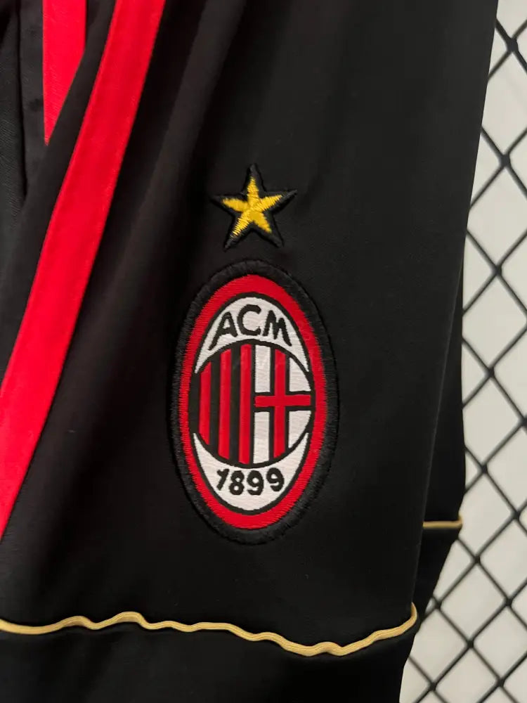 Ac Milan Home Retro Kit Kids 06/07 Football Jersey