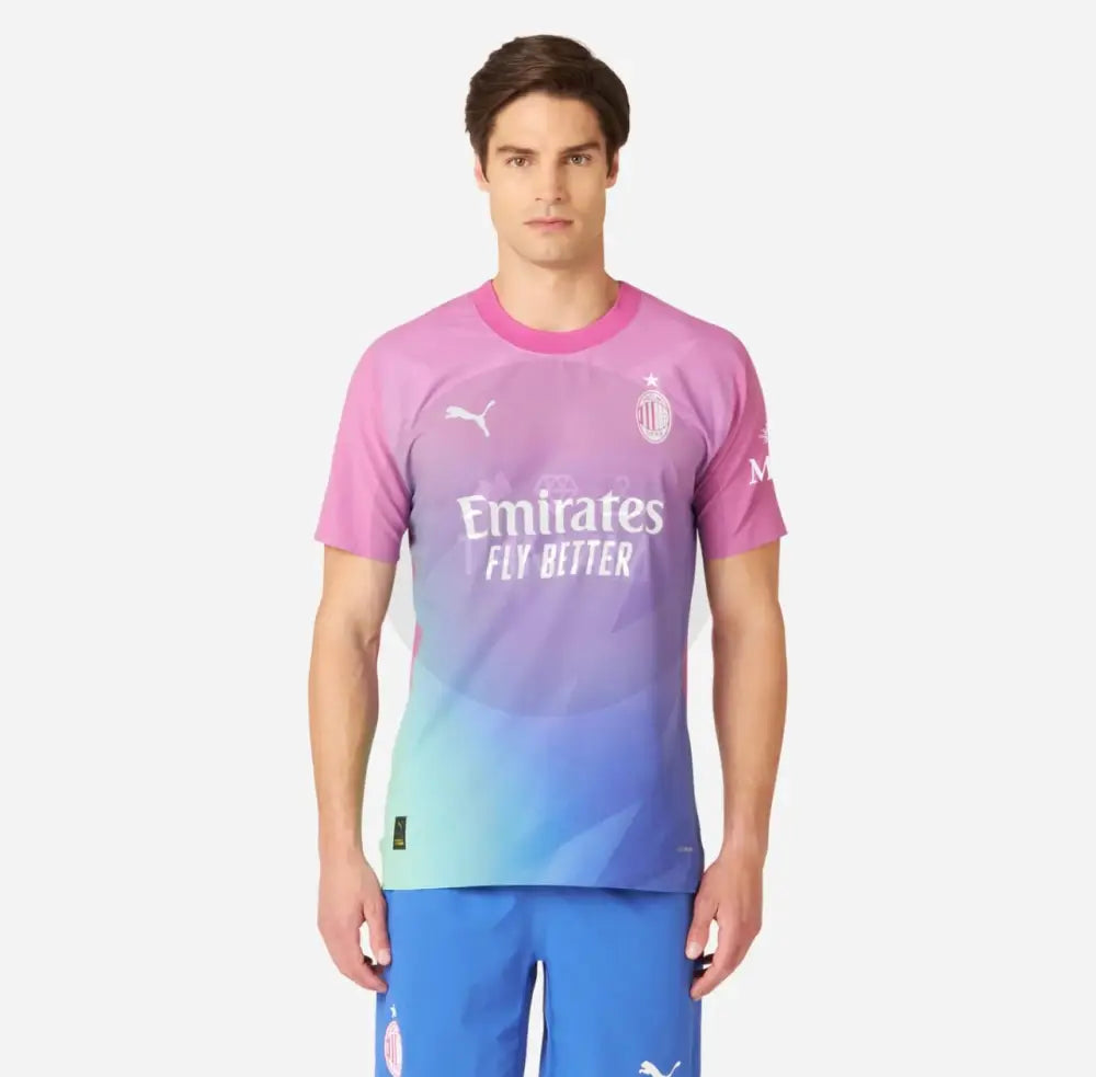 Ac Milan Third Kit 23/24 Player Version Football Jersey