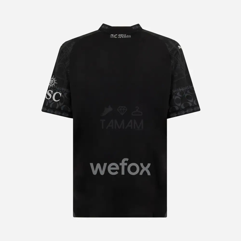 Ac Milan X Pleasure 23/24 Kit – Dark Version Football Jersey