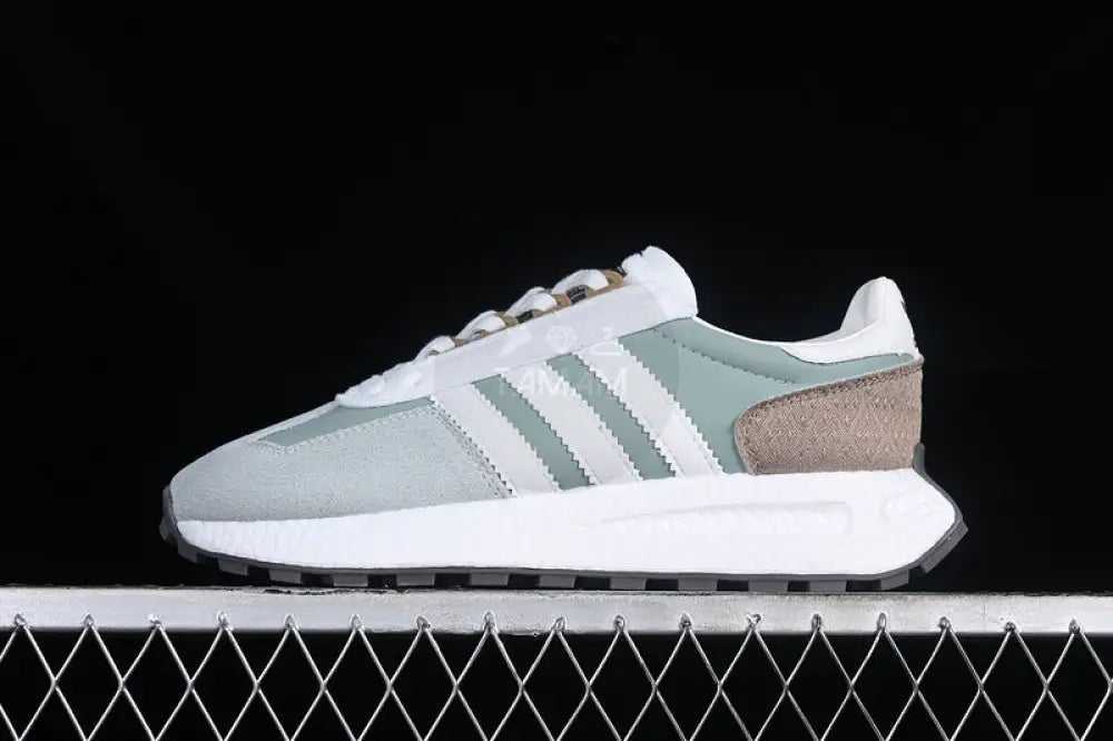 Adidas Retropy E5 Green/White/Brown Military Sneakers