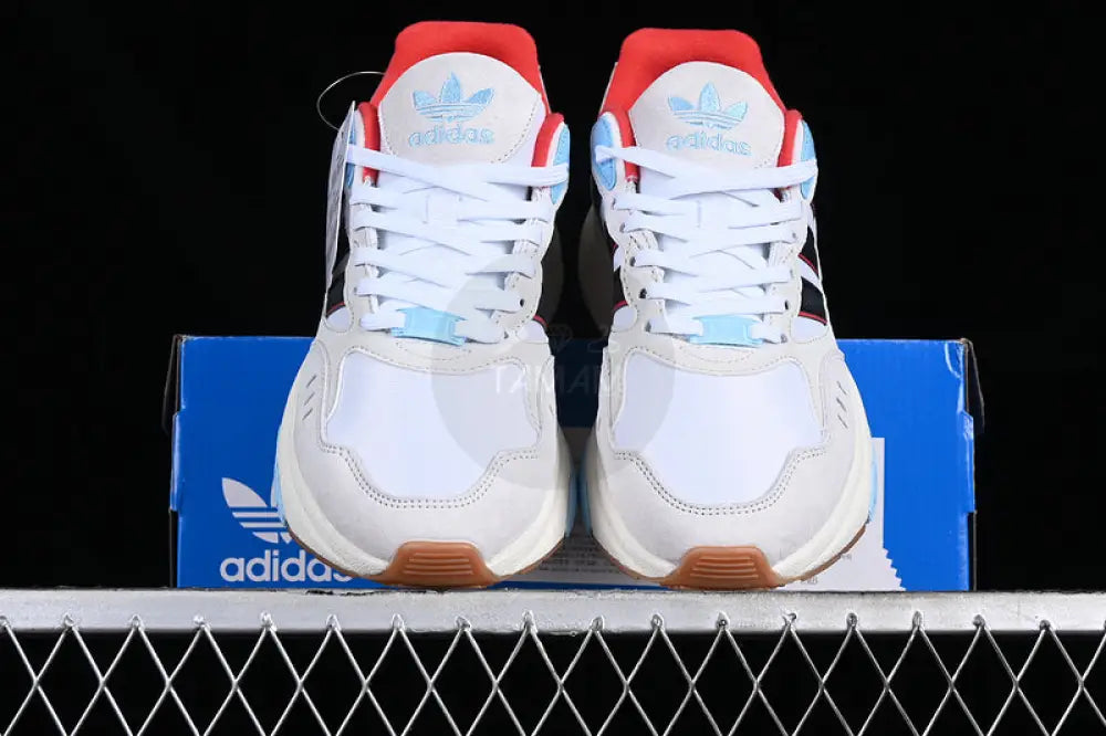 Adidas Retropy F90 White/Black/Blue/Grey Sneakers