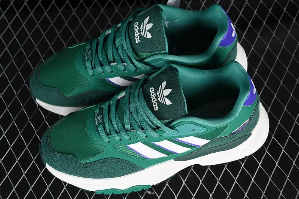 Adidas Retropy F90 White/Green/Blue Sneakers