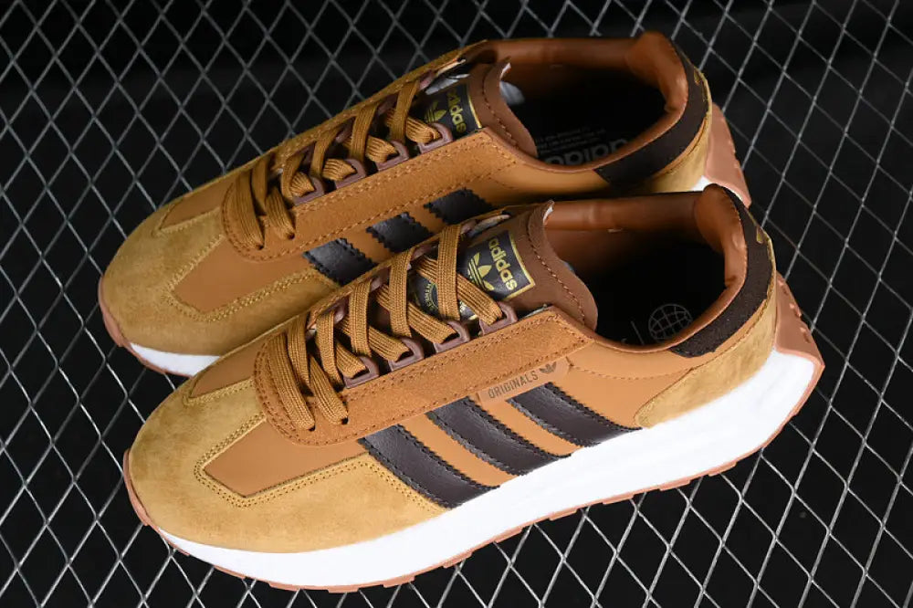 Adidas Retropy White/Black/Brown Sneakers