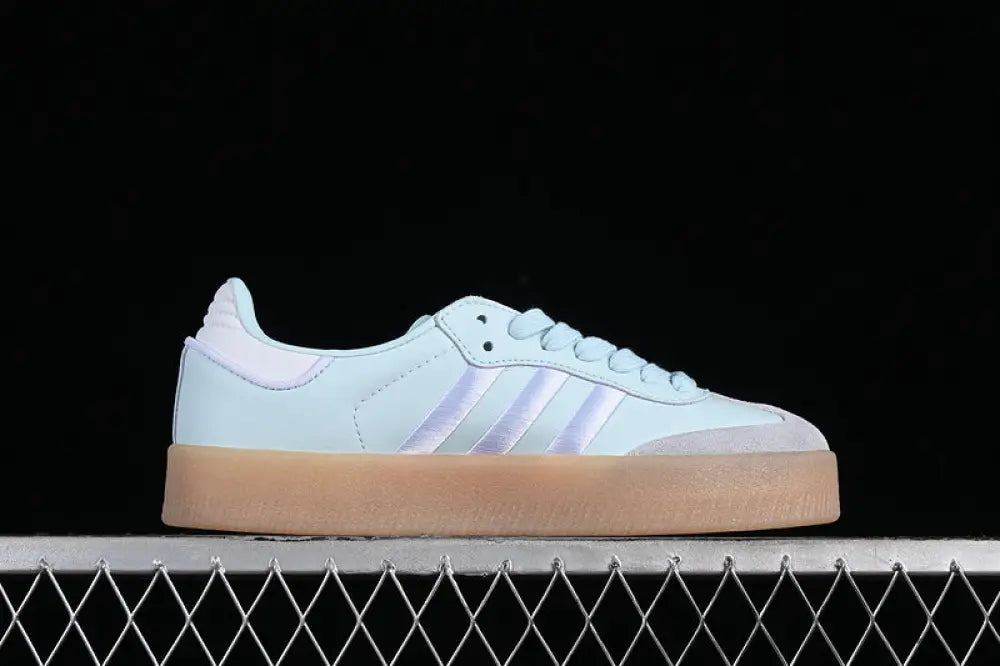 Adidas Samba W Almost Blue/Cloud White/Silver Metallic Sneakers