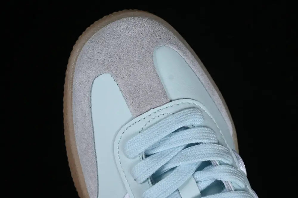 Adidas Samba W Almost Blue/Cloud White/Silver Metallic Sneakers