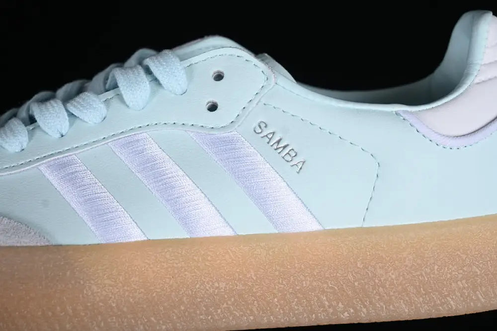 Adidas Samba W Almost Blue/Cloud White/Silver Metallic Sneakers