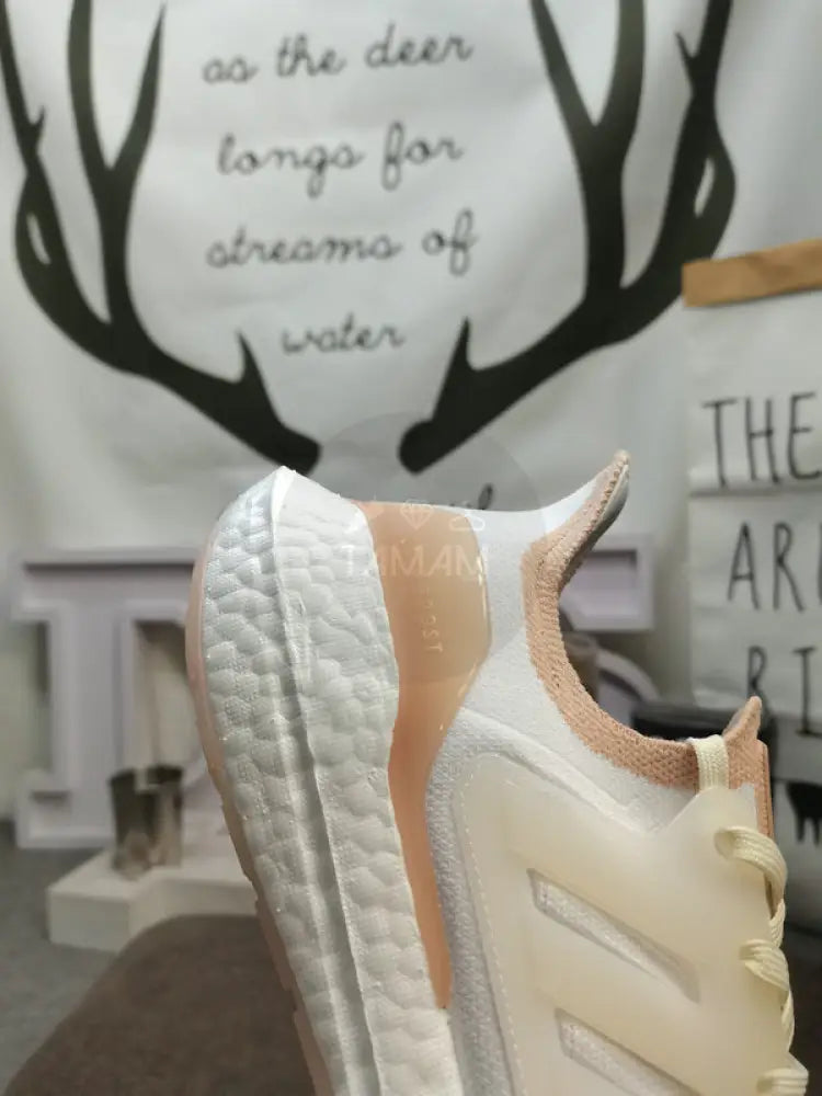 Adidas Ultraboost 21 Cloud White/Pink Sneakers