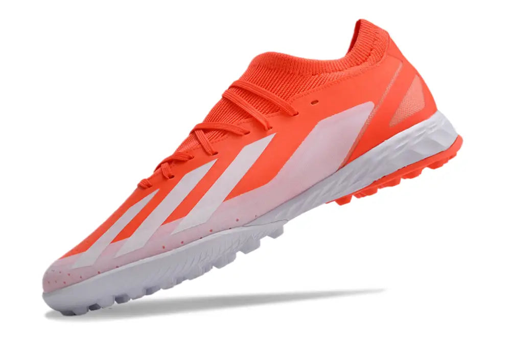 Adidas X Crazyfast.1 Tf Artificial Turf - Red/White Turf Shoes