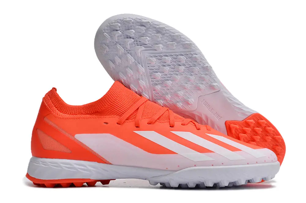 Adidas X Crazyfast.1 Tf Artificial Turf - Red/White Turf Shoes