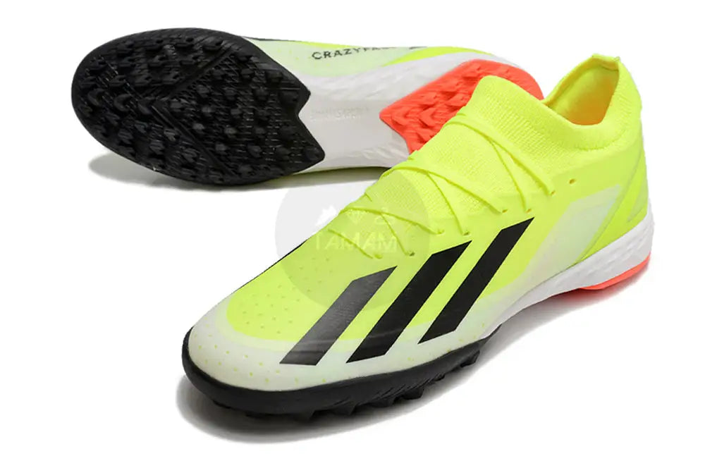 Adidas X Crazyfast.3 Tf Artificial Turf - Yellow/Black/Red Turf Shoes