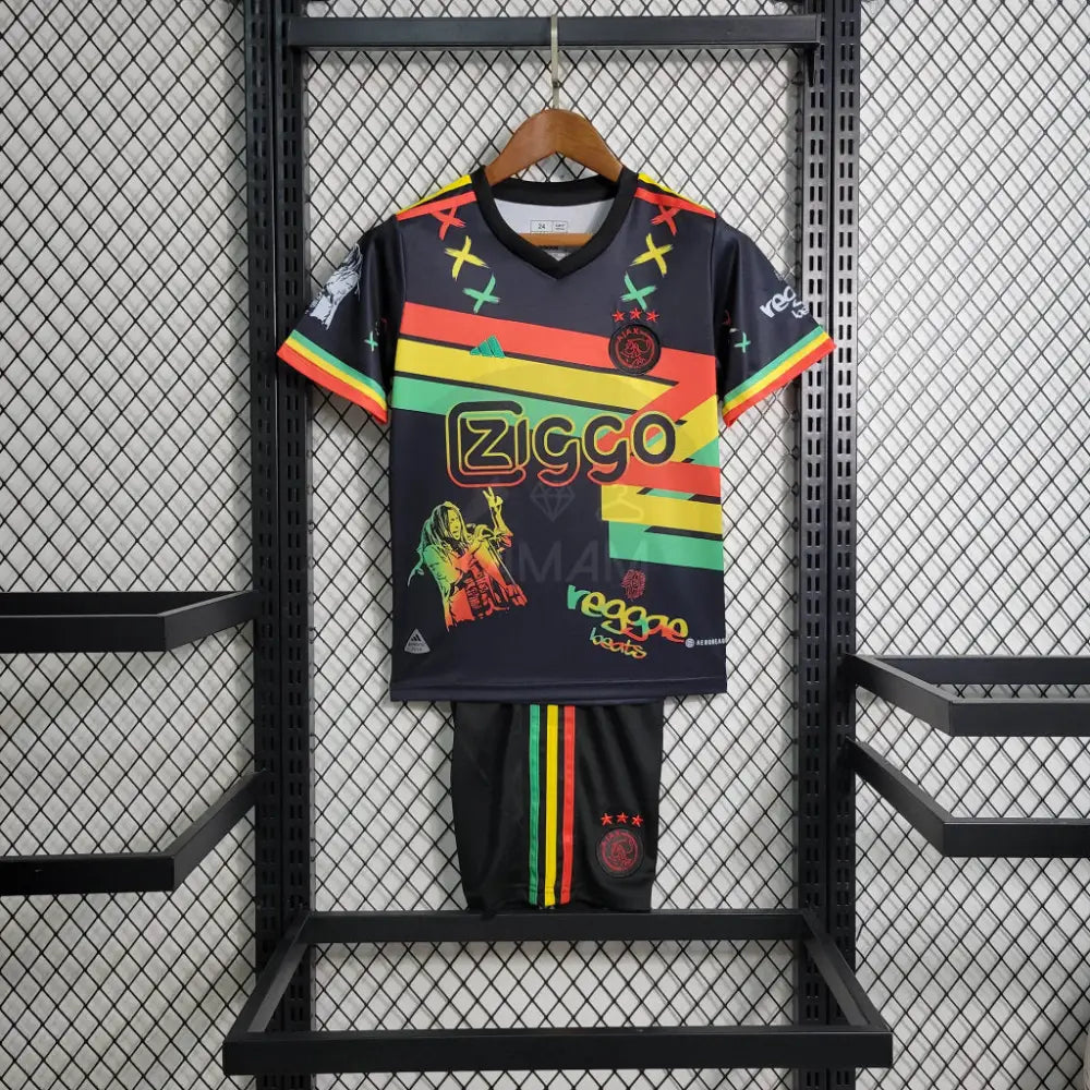 Ajax Special Tribute To Bob Marley Concept Kit Edition 23/24 Kids Football Jersey