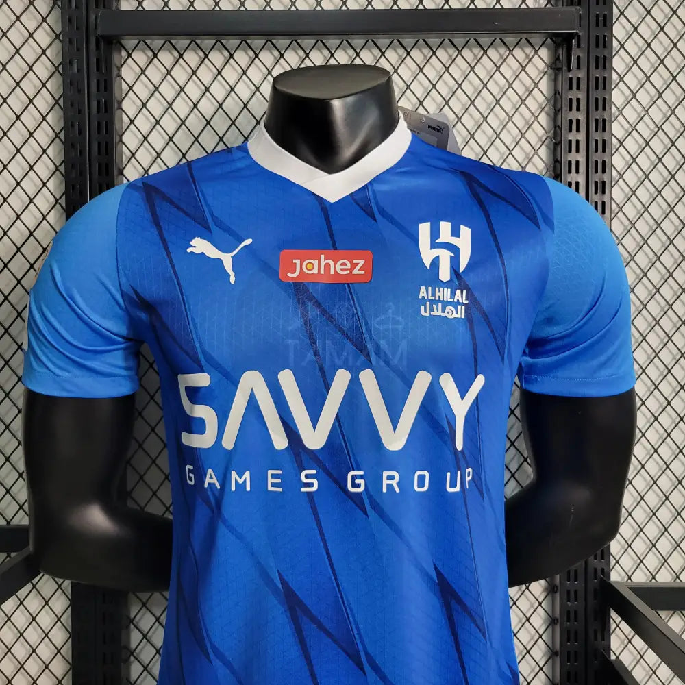 Al Hilal Home Player Version Kit 23/24 Football Jersey