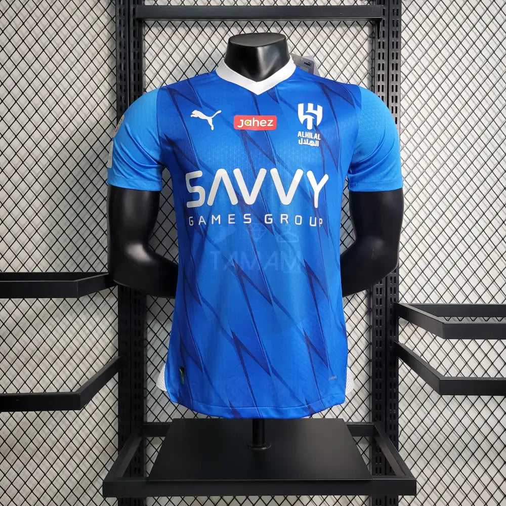 Al Hilal Home Player Version Kit 23/24 Football Jersey
