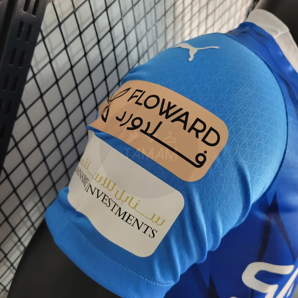 Al Hilal Home Player Version Kit 23/24 Football Jersey