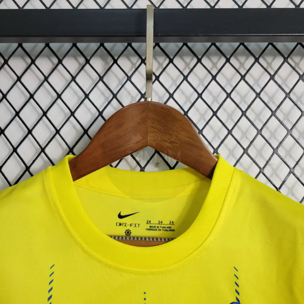 Al Naasr Home Kit Kids 23/24 Football Jersey