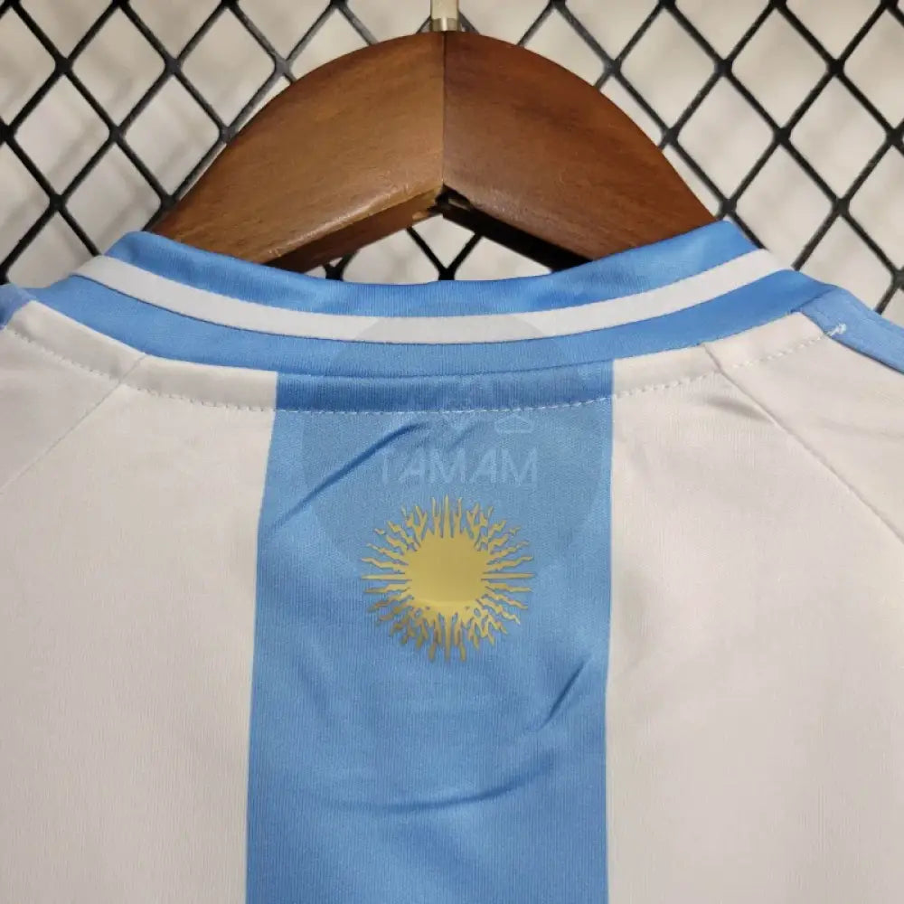 Argentina Home Kit Kids International 24/25 Football Jersey
