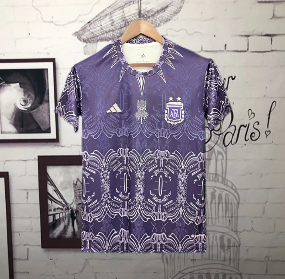 Argentina X Black Panther Kit 21/22 Concept International Football Jersey