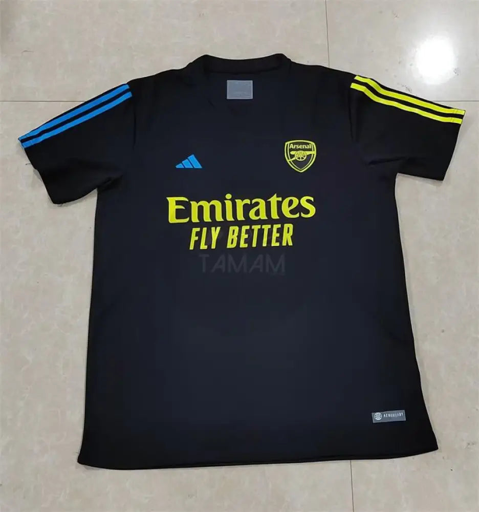 Arsenal Training Kit Black 23/24 Football Jersey