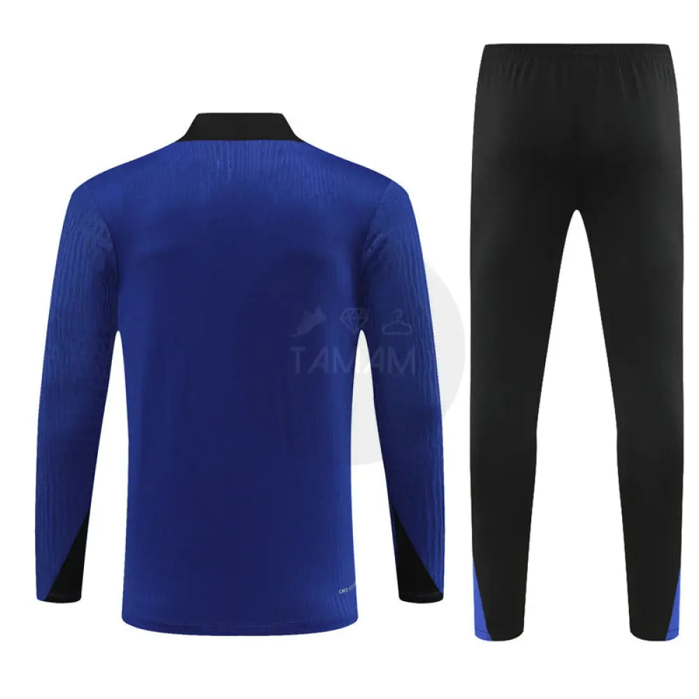 Barcelona Blue/Green 1/4 Zip Training Tracksuit 24/25