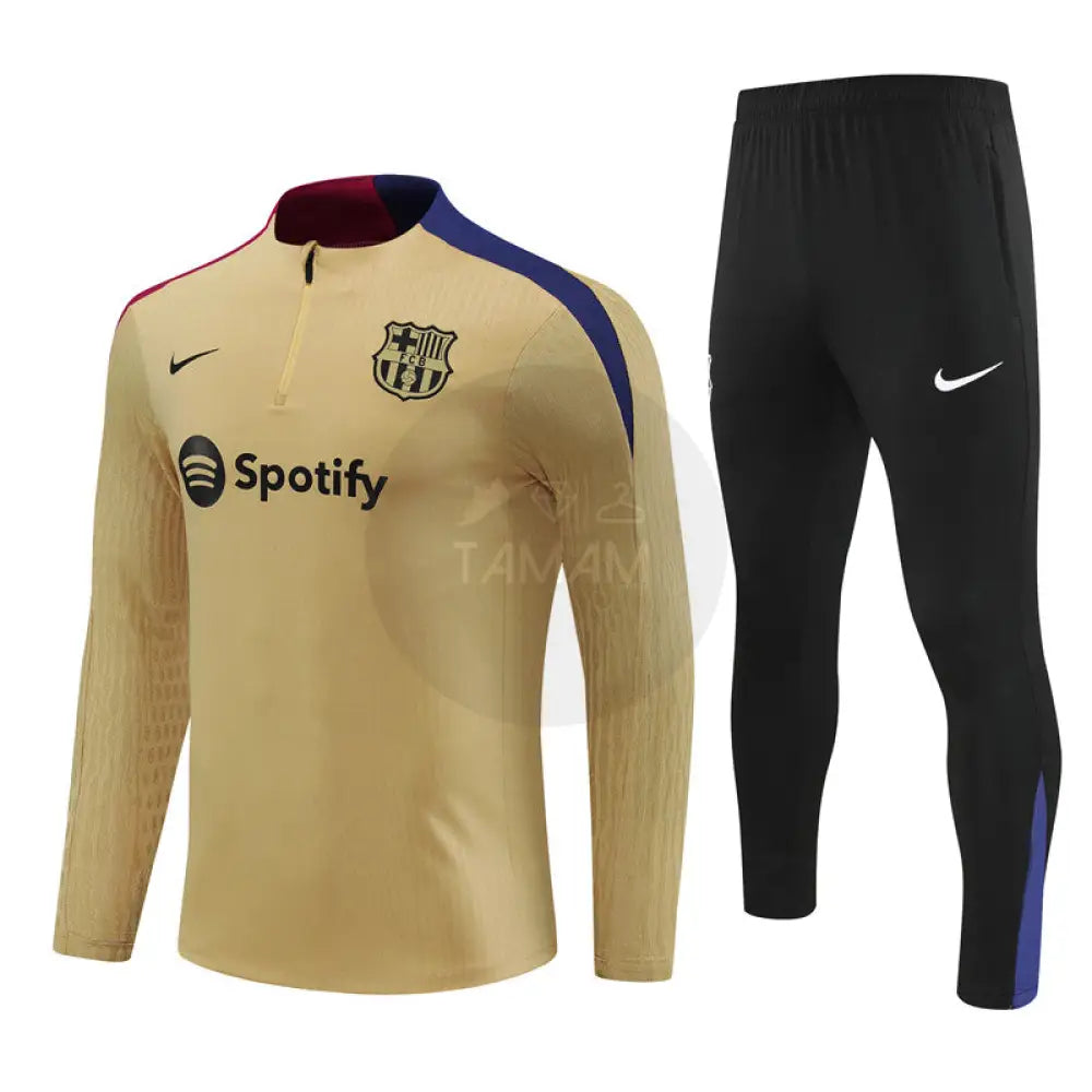 Barcelona Golden Yellow/Blue/Red 1/4 Zip Training Tracksuit 24/25
