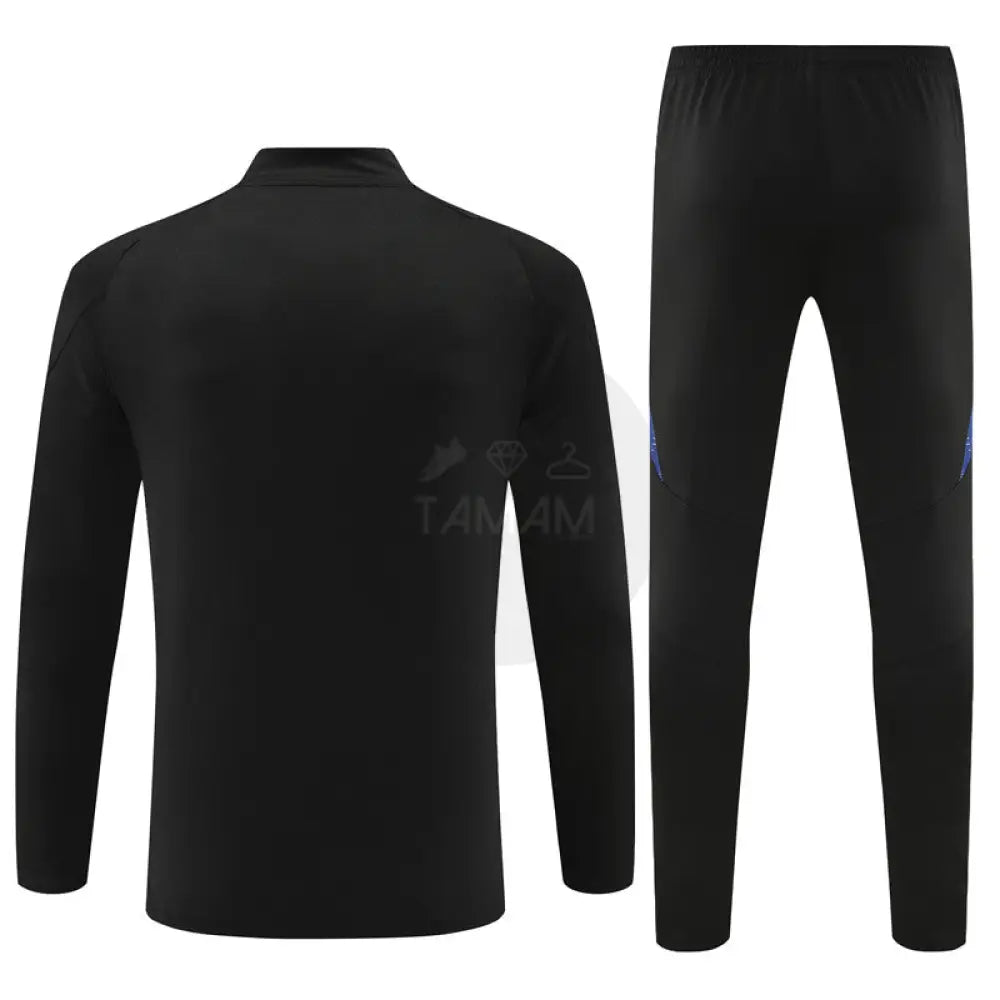 Bayern Munich Black/Purple 1/4 Zip Training Tracksuit 24/25