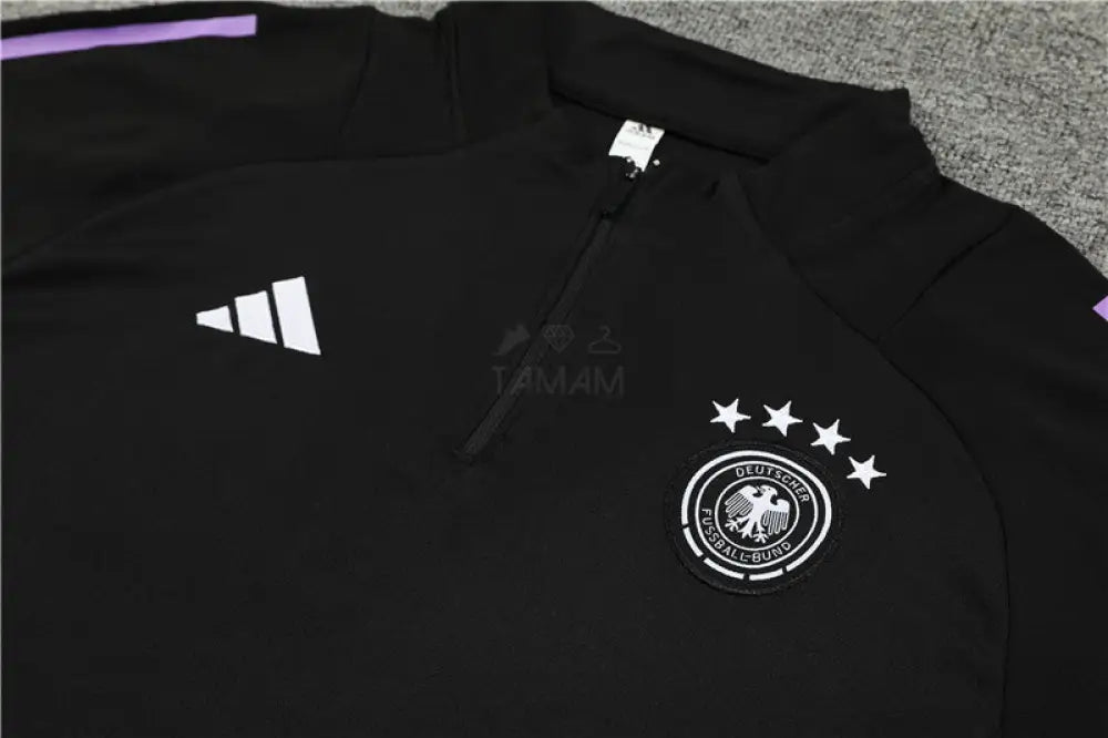 Bayern Munich Black/Purple 1/4 Zip Training Tracksuit 24/25