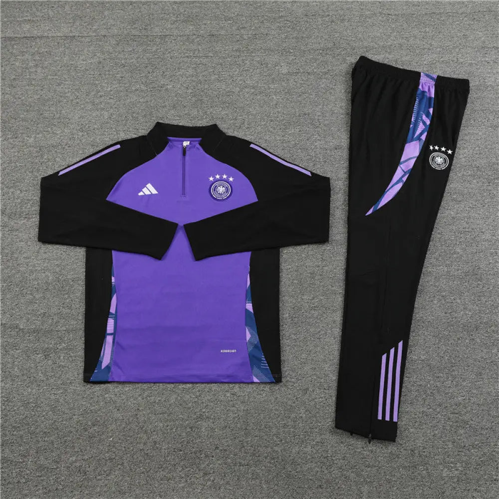 Bayern Munich Purple/Black 1/4 Zip Training Tracksuit 24/25