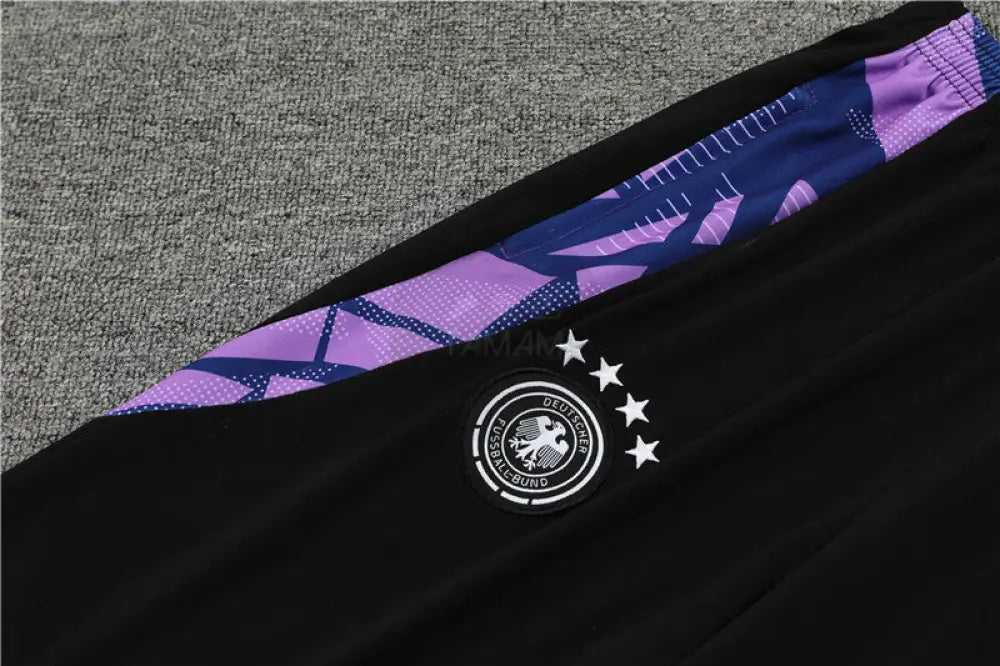 Bayern Munich White/Black/Purple 1/4 Zip Training Tracksuit 24/25