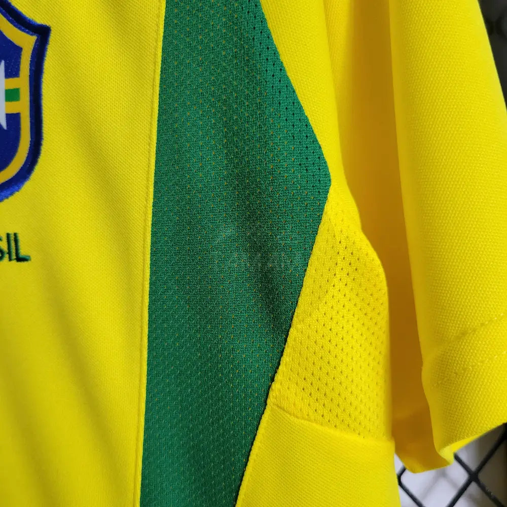 Brazil Home Kit Retro International 2002 Football Jersey