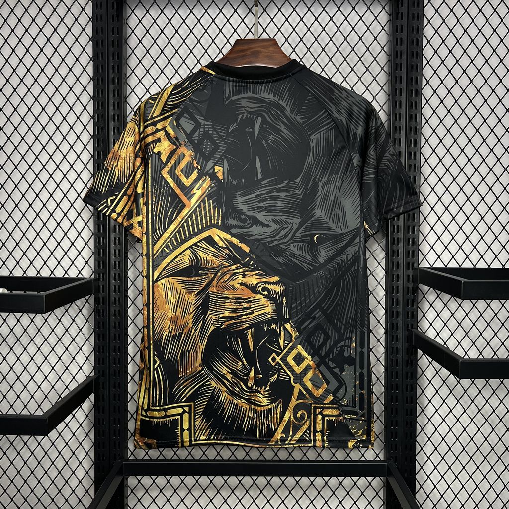Real Madrid Concept Black and Gold Lion Special Kit 24/25