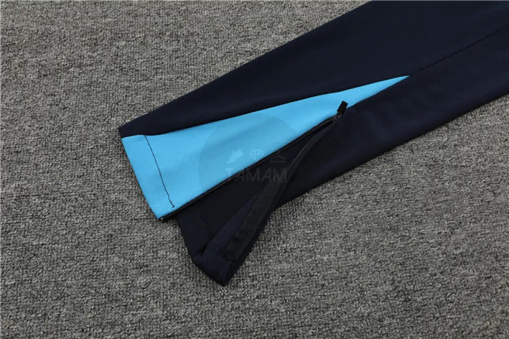 Chelsea Light Blue/Black 1/4 Zip Training Tracksuit 24/25