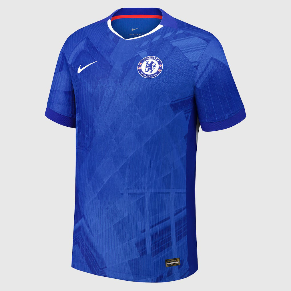 Chelsea Home Kit Player Version 25/26 – Tamam Mauritius