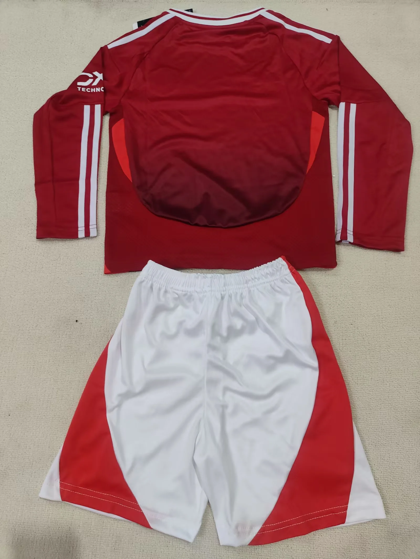 M@nchester United Home Kit Kids long sleeves 24/25