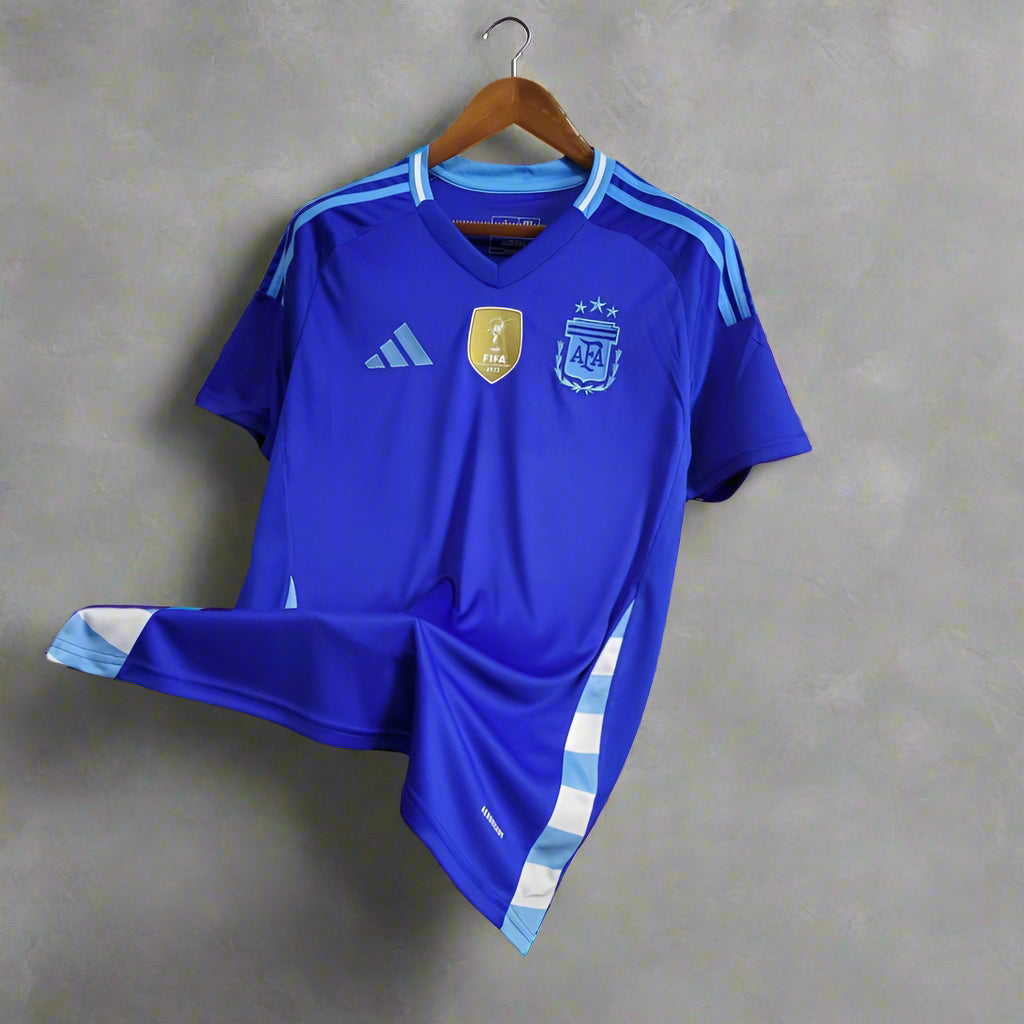 Argentina Away Kit 24/25 International With World Champions Badge